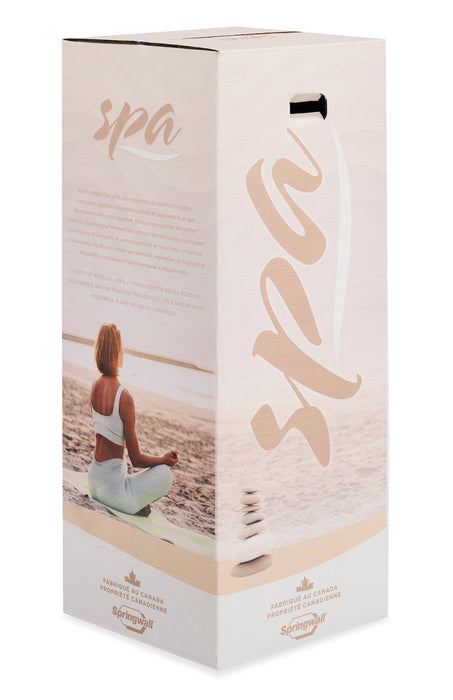 Matelas ferme à plateau-coussin dans une boîte Spa 8 de Springwall pour très grand lit californien de véhicule récréatif