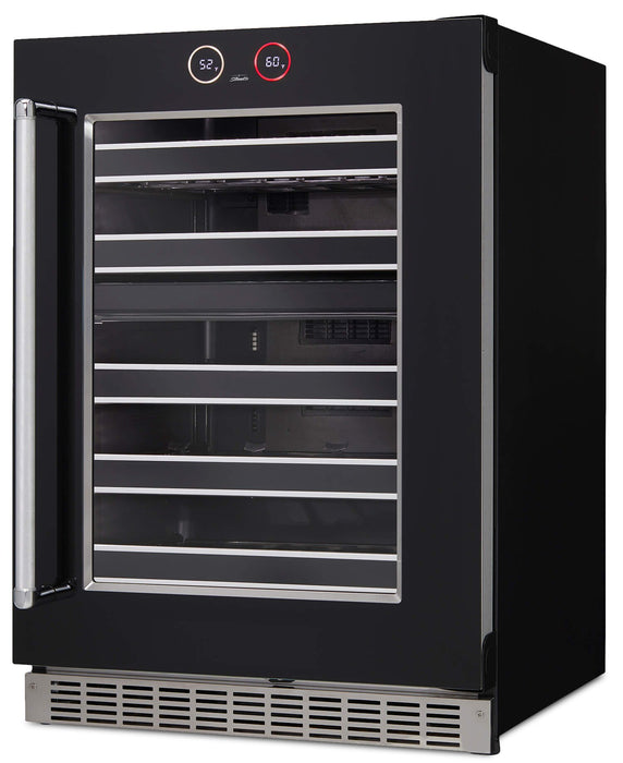 Refroidisseur à vin Reserve de Silhouette de 5 pi3 et de 23,9 po à 1 porte - noir - SRVWC050R