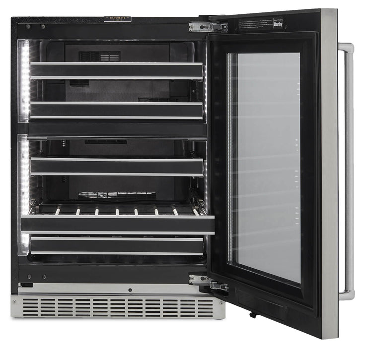 Refroidisseur à vin Reserve de Silhouette de 5 pi3 et de 23,9 po à 1 porte - noir - SRVWC050R