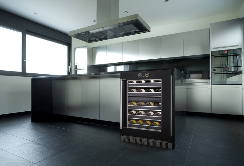 Refroidisseur à vin Reserve de Silhouette de 5 pi3 et de 23,9 po à 1 porte - noir - SRVWC050R