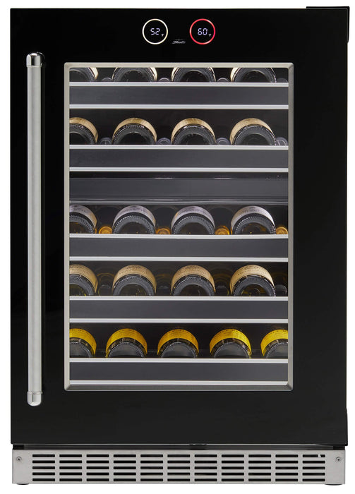 Refroidisseur à vin Reserve de Silhouette de 5 pi3 et de 23,9 po à 1 porte - noir - SRVWC050R