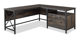 Steel River Commercial Grade L-Shaped Desk|Bureau en forme de L Steel River de calibre commercial