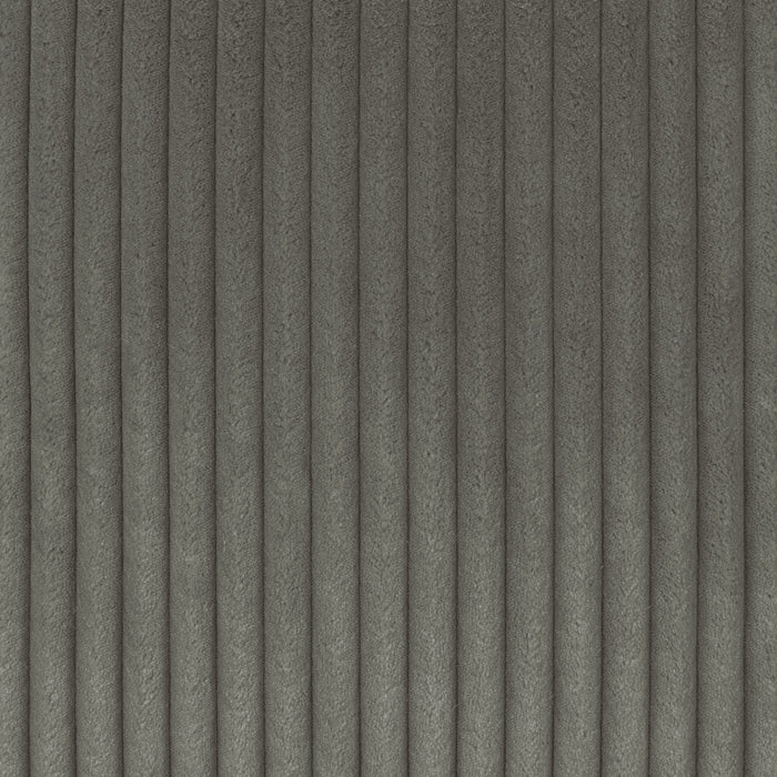 Sofa-lit double Stratus de 108 po en tissu de fausse fourrure avec coulissement électrique - gris brouillard