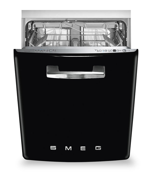 Lave-vaisselle Smeg rétro avec commandes sur le dessus - STU2FABBL2