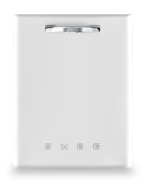 Lave-vaisselle Smeg rétro avec commandes sur le dessus - STU2FABWH2