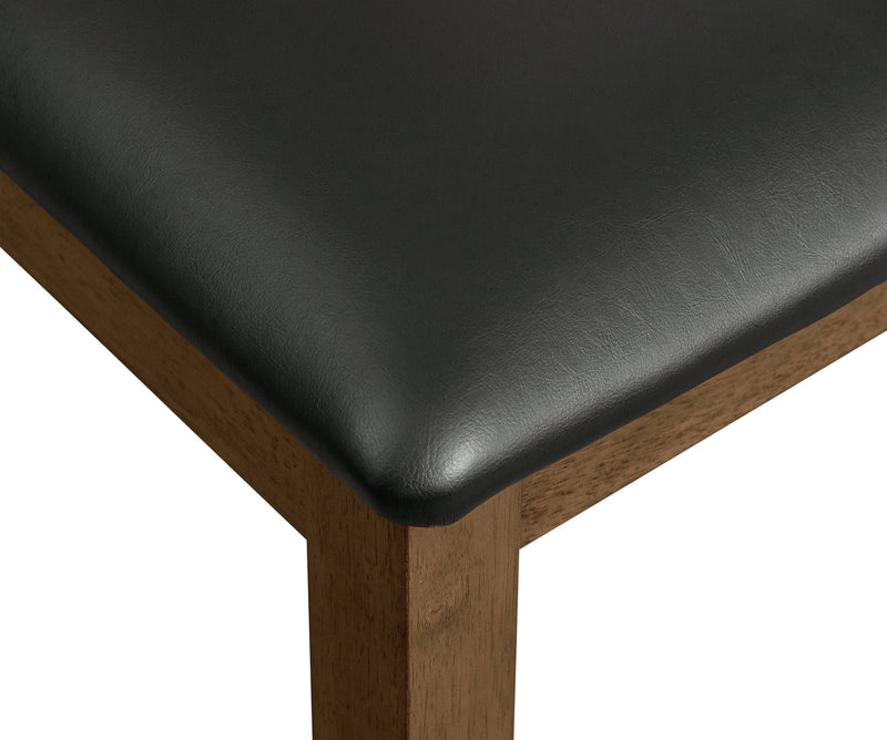 Ensemble de salle à manger Talia 5 pièces avec table, rallonge de 60 po à 78 po (L) et 4 chaises - gris-brun