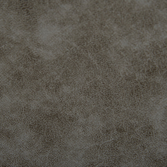 Chaise de salle à manger Tavo en tissu de microfibre de polyester et en métal - grise