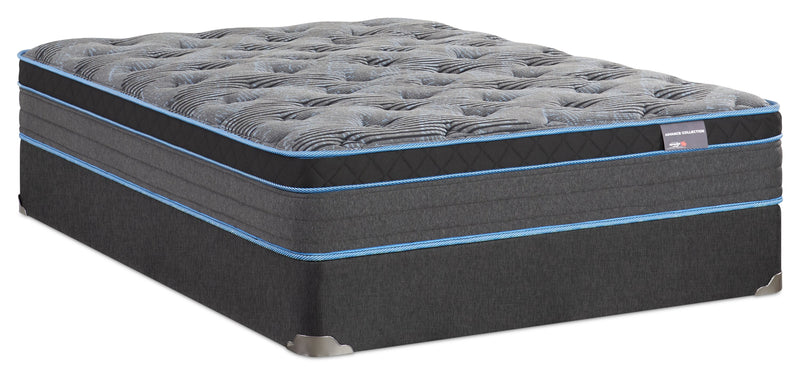 Ensemble matelas ferme à Euro-plateau Advance Telekon de Springwall pour lit double 