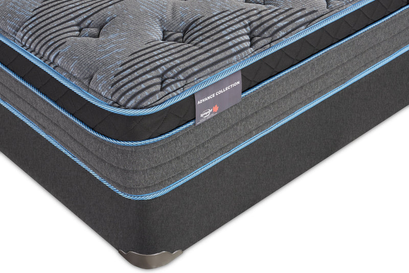 Ensemble matelas ferme à Euro-plateau Advance Telekon de Springwall pour lit double 