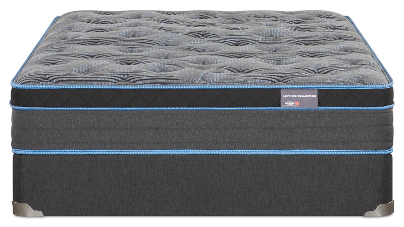 Ensemble matelas ferme à Euro-plateau Advance Telekon de Springwall pour grand lit 