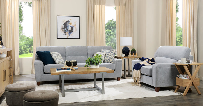 Table de fauteuil Torry de 11,5 po avec compartiment - taupe