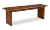 Banc de salle à manger Vale de 58 po (l) en bois - brun