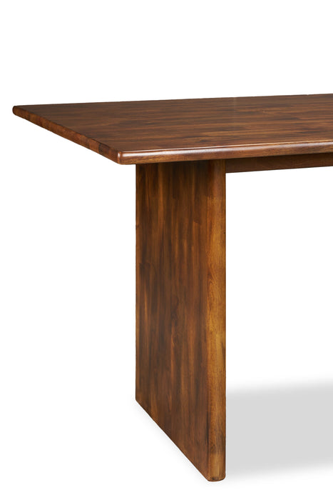 Table de salle à manger Vale de 72 po (l) en bois - brune