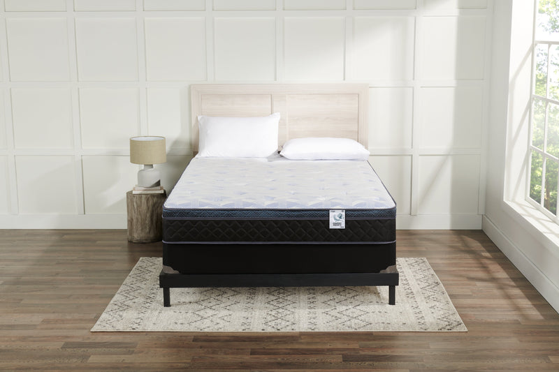 Ensemble matelas à Euro-plateau à profil bas Venice de Springwall pour lit double