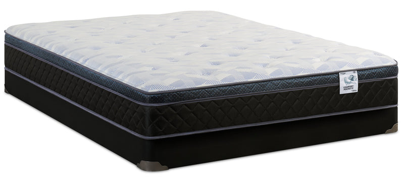 Ensemble matelas à Euro-plateau à profil bas Venice de Springwall pour grand lit