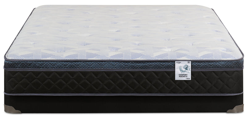 Ensemble matelas à Euro-plateau à profil bas Venice de Springwall pour grand lit