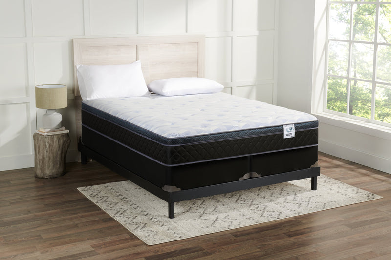 Ensemble matelas à Euro-plateau divisé Venice de Springwall pour grand lit