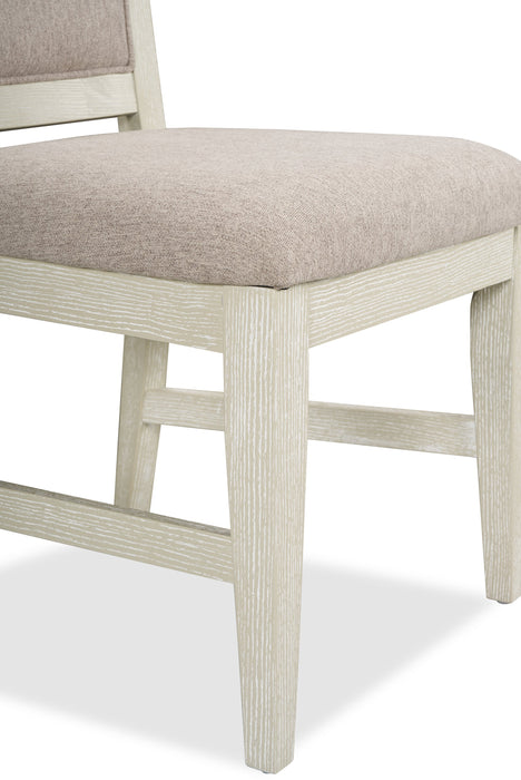 Chaise de salle à manger Vida en tissu de polyester - sable