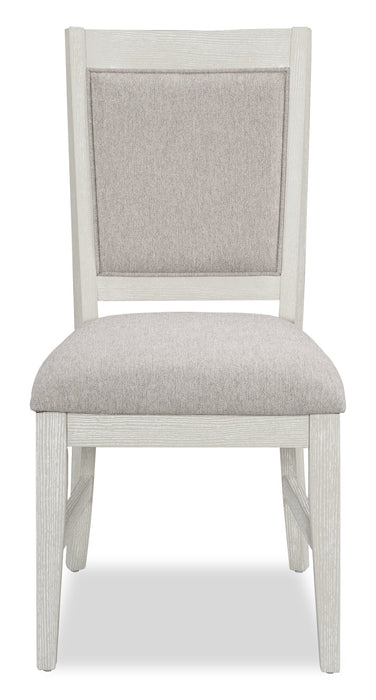 Chaise de salle à manger Vida en tissu de polyester - sable