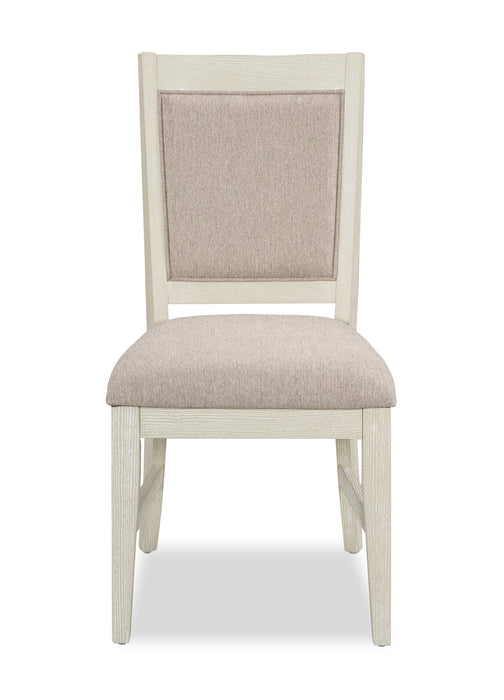 Chaise de salle à manger Vida en tissu de polyester - sable