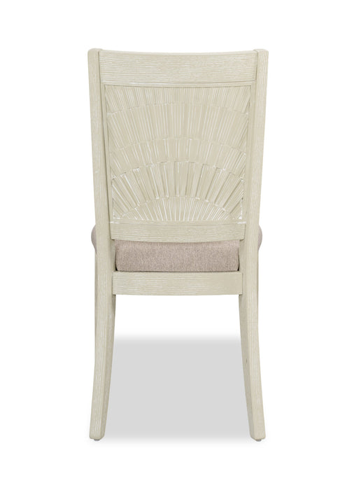 Chaise de salle à manger Vida en tissu de polyester - sable