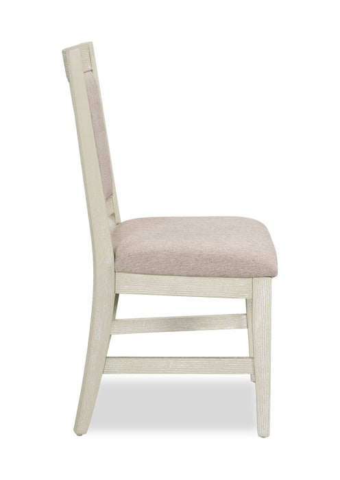 Chaise de salle à manger Vida en tissu de polyester - sable