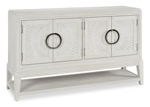 Desserte de salle à manger Vida de 61 po (L) avec rangement et tablette - sable