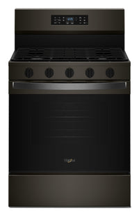  Cuisinière à gaz Whirlpool de 5,0 pi3 avec cuisson à air – noir sur acier inoxydable - WFGS5730SV