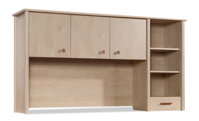 Whitaker Point 66.73" Commercial Grade Hutch with Cabinet & Shelves - Natural Maple|Crédence Whitaker Point de 66,73 po de qualité commerciale avec armoire et tablettes - érable naturel