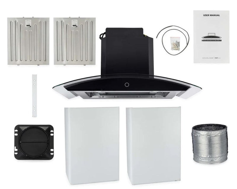 Hotte de cuisinière murale convertible Chef de Hauslane de 30 po - WM-639SS-30