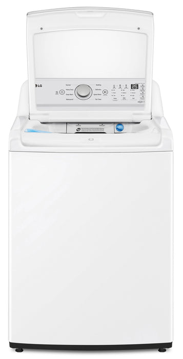 Laveuse haute efficacité LG à chargement par le haut de 5,8 pi³ - blanche - WT7150CW