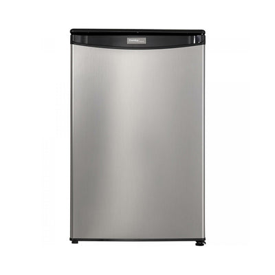 Danby 20.69"  4.4 Cu. Ft. Compact Fridge - Stainless Steel Look - DAR044A4BSLDD  | Réfrigérateur compact Danby de 4,4 pi3 et de 20,69 po - apparence acier inoxydable - DAR044A4BSLDD  | DAR044AD