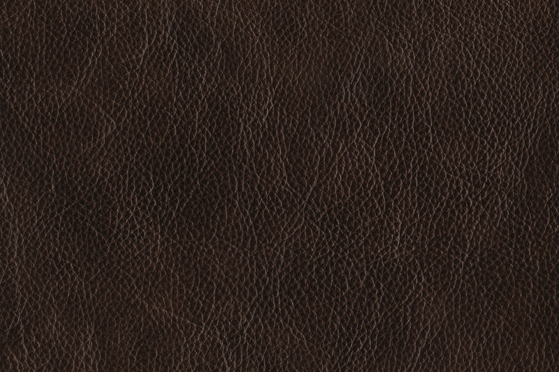 Causeuse à inclinaison électrique Leo de 78 po en cuir véritable avec console de rangement - brun noyer