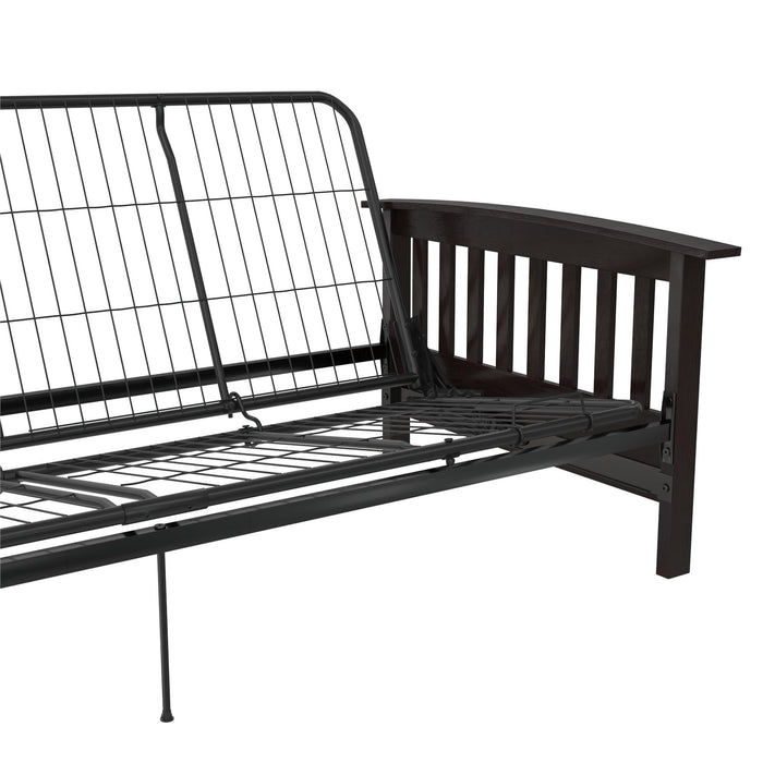 Futon Brixen de DHP avec matelas pour lit double - gris