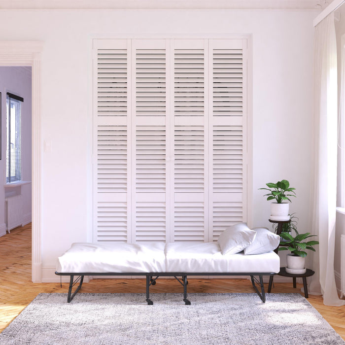 Lit pliant pour invité Owen de DHP avec matelas de 4 po