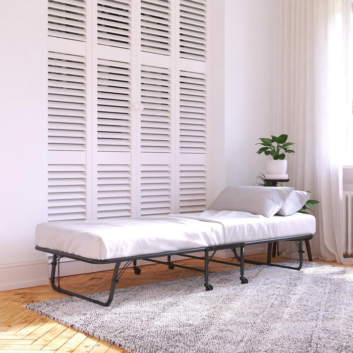 Lit pliant pour invité Owen de DHP avec matelas de 4 po