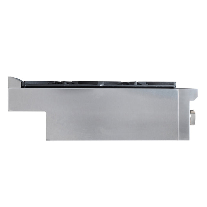 Surface de cuisson à gaz encastrée Ancona de 30 po de style commercial - AN-2160