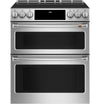 Cuisinière intelligente à induction Café de 7 pi³ avec convection européenne véritable et grilles autonettoyantes - acier inoxydable - CCHS950P2MS1