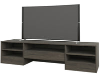  Meuble pour téléviseur Nordika de 72 po - gris foncé 
