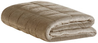 Jeté lesté en sherpa - taupe
