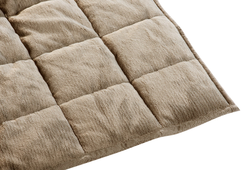 Jeté lesté en sherpa - taupe