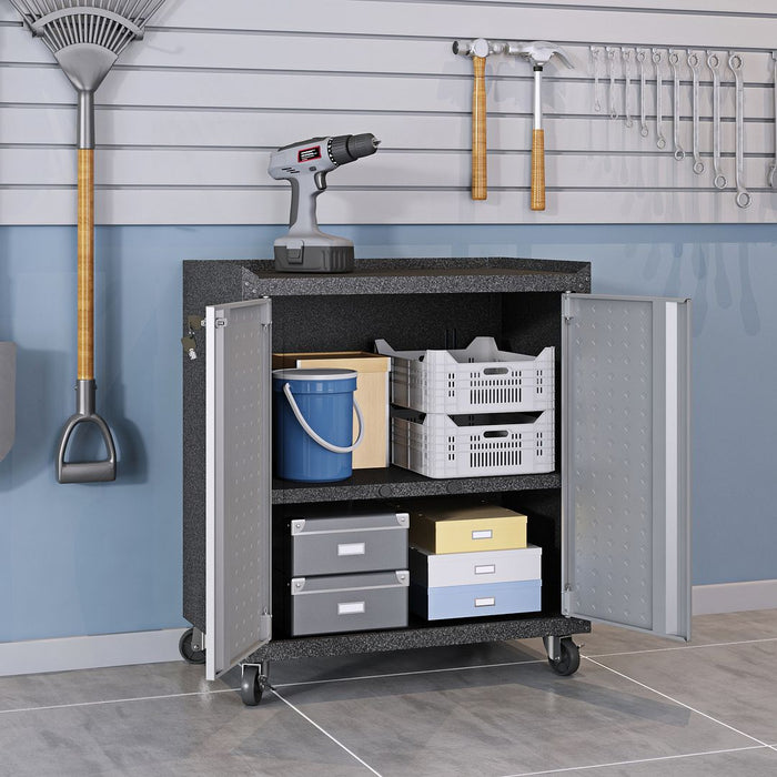 Table de travail et armoire mobile Fortress 1.0 pour le garage