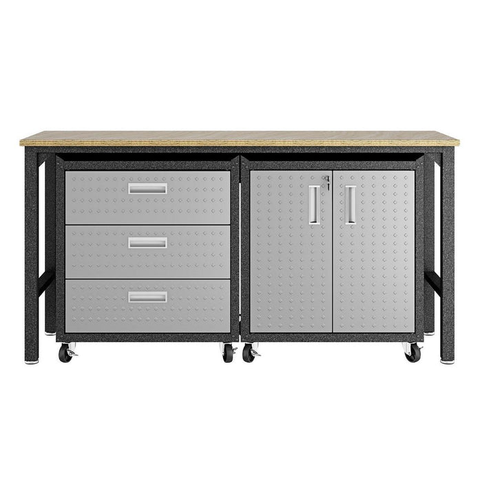 Table de travail et armoire mobile Fortress 3.0 pour le garage