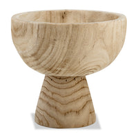 Bol en bois brun de 8 po