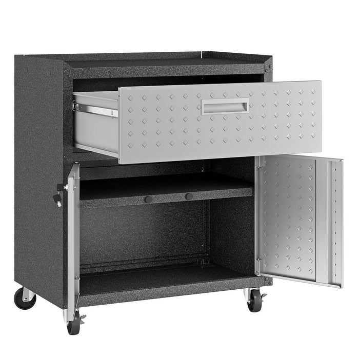 Table de travail et armoire mobile Fortress 4.0 pour le garage