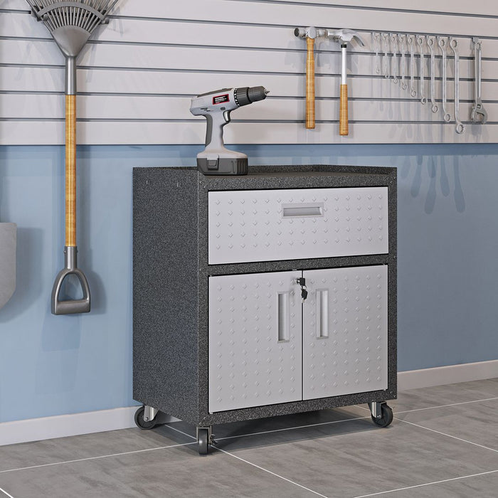 Table de travail et armoire mobile Fortress 5.0 pour le garage