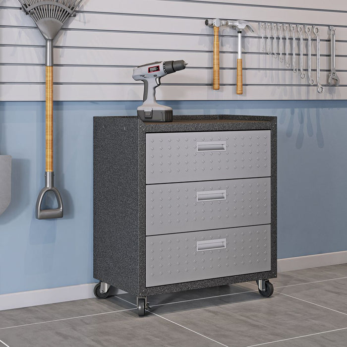 Table de travail et armoire mobile Fortress 5.0 pour le garage