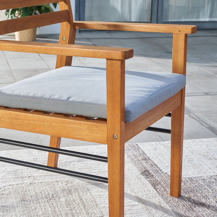 Chaise de salle à manger contemporaine Hampton en bois pour la terrasse