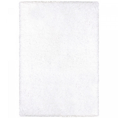 Victoria White Shag 3 x 5 Area Rug
