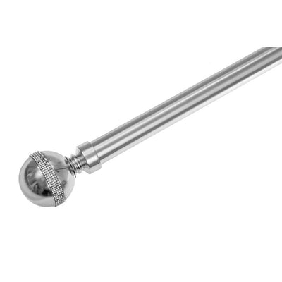 25/28mm Drape Pole Set Spark - Nickel|Ensemble de tringles à rideaux Spark de 25 à 28 mm - couleur nickel